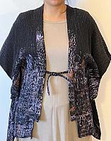 Flowy Black Kimono